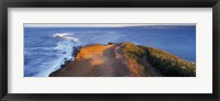 High Angle View Of The Sea From A Cliff, Filey Brigg, England, United Kingdom Fine Art Print