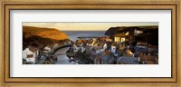 High Angle View Of A Village, Staithes, North Yorkshire, England, United Kingdom Fine Art Print