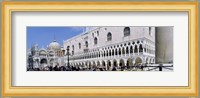 Tourist Outside A Cathedral, St. Mark's Cathedral, St. Mark's Square, Venice, Italy Fine Art Print