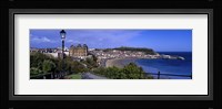 High Angle View Of A City, Scarborough, North Yorkshire, England, United Kingdom Fine Art Print