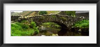 Stone Bridge Over A Canal, Watendlath Bridge, Lake District, Cumbria, England, United Kingdom Fine Art Print