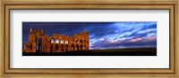Ruins Of A Church, Whitby Abbey, Whitby, North Yorkshire, England, United Kingdom Fine Art Print