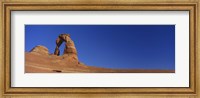 Low angle view of a natural arch, Delicate arch, Arches National Park, Utah, USA Fine Art Print