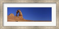 Low angle view of a natural arch, Delicate arch, Arches National Park, Utah, USA Fine Art Print