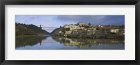 Suspension bridge across a river, Clifton Suspension Bridge, River Avon, Bristol, England Fine Art Print