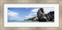 Rocks on Anse Source D'argent Beach, La Digue Island, Seychelles Fine Art Print
