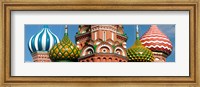 Mid section view of a cathedral, St. Basil's Cathedral, Red Square, Moscow, Russia Fine Art Print