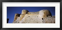 Low angle view of a castle, Crac Des Chevaliers Fortress, Crac Des Chevaliers, Syria Fine Art Print