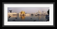 Reflection of a temple in a lake, Golden Temple, Amritsar, Punjab, India Fine Art Print