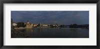 Buildings at the waterfront, Charles Bridge, Vltava River, Prague, Czech Republic Fine Art Print