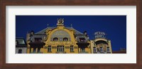 High section view of a hotel, Grand Hotel Europa, Prague, Czech Republic Fine Art Print