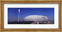 Soccer stadium in a city, Allianz Arena, Munich, Bavaria, Germany Fine Art Print