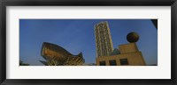Low angle view of a building, Olympic Port, Golden Whale, Barcelona, Catalonia, Spain Fine Art Print