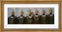 Group of mannequins in a market stall, Tripoli, Libya Fine Art Print