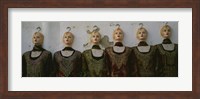 Group of mannequins in a market stall, Tripoli, Libya Fine Art Print