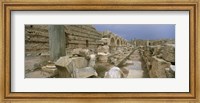 Ruins of ancient Roman city, Leptis Magna, Libya Fine Art Print