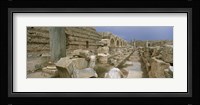 Ruins of ancient Roman city, Leptis Magna, Libya Fine Art Print