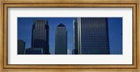 Skyscrapers in a city, Canary Wharf, London, England Fine Art Print