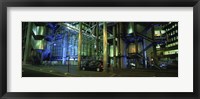 Car in front of an office building, Lloyds Of London, London, England Fine Art Print