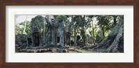 Old ruins of a building, Angkor Wat, Cambodia Fine Art Print
