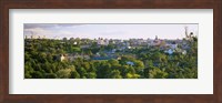 High angle view of a city, Vilnius, Trakai, Lithuania Fine Art Print