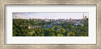 High angle view of a city, Vilnius, Trakai, Lithuania Fine Art Print