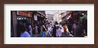 Group of people in a market, Grand Bazaar, Istanbul, Turkey Fine Art Print