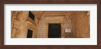 Entrance of a monastery, Dominican Monastery, Dubrovnik, Croatia Fine Art Print