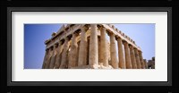 Old ruins of a temple, Parthenon, Acropolis, Athens, Greece Fine Art Print