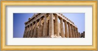 Old ruins of a temple, Parthenon, Acropolis, Athens, Greece Fine Art Print