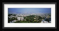 High angle view of a city, Acropolis, Athens, Greece Fine Art Print