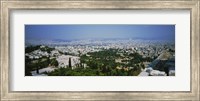 High angle view of a city, Acropolis, Athens, Greece Fine Art Print