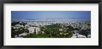 High angle view of a city, Acropolis, Athens, Greece Fine Art Print