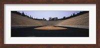 Interiors of a stadium, Olympic Stadium, Athens, Greece Fine Art Print