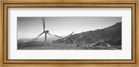 Wind turbines on a landscape Fine Art Print