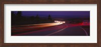 Cars moving on the road, Mount Desert Island, Acadia National Park, Maine, USA Fine Art Print