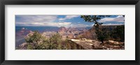 Rock formations in a national park, Mather Point, Grand Canyon National Park, Arizona, USA Fine Art Print