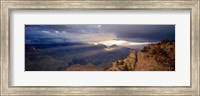 Rock formations in a national park, Yaki Point, Grand Canyon National Park, Arizona Fine Art Print