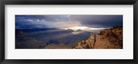 Rock formations in a national park, Yaki Point, Grand Canyon National Park, Arizona Fine Art Print