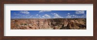 Rock formations on a landscape, South Rim, Canyon De Chelly, Arizona, USA Fine Art Print