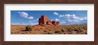 Ruins of a building in a desert, Wukoki Ruins, Wupatki National Monument, Arizona, USA Fine Art Print