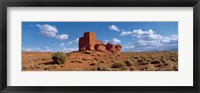 Ruins of a building in a desert, Wukoki Ruins, Wupatki National Monument, Arizona, USA Fine Art Print