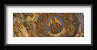 Fresco on the ceiling of a monastery, Rila Monastery, Bulgaria Fine Art Print