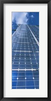 Low angle view of solar panels, Germany Fine Art Print