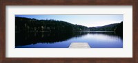 Pier on a lake, Black Forest, Baden-Wurttemberg, Germany Fine Art Print