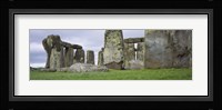 Rock formations of Stonehenge, Wiltshire, England Fine Art Print