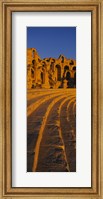 Old ruins of an amphitheater, Roman Theater, El Djem, Mahdia Governorate, Tunisia Fine Art Print