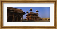 Low angle view of a building, Fatehpur Sikri, Fatehpur, Agra, Uttar Pradesh, India Fine Art Print