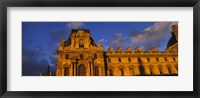 Low angle view of a palace, Palais Du Louvre, Paris, France Fine Art Print