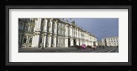 Museum along a road, State Hermitage Museum, Winter Palace, Palace Square, St. Petersburg, Russia Fine Art Print